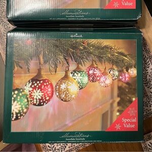 Hallmark Illuminations Snowflake Snowball LED Lights
